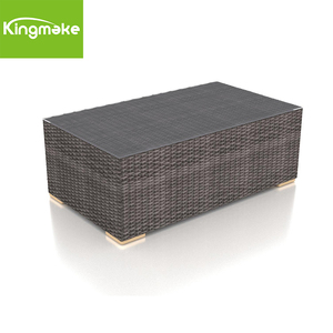 Kingmake Ensemble de canapés de jardin de loisirs d'extérieur d'excellente qualité Mobilier d'extérieur en rotin moderne imperméable - Product Image 6