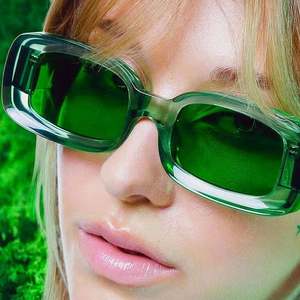 Nouvelles lunettes de soleil carrées de couleur bonbon pour hommes et femmes, mode 2022, petites lunettes de soleil rectangulaires bleues - Product Image 2