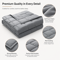 Couverture lourde en coton certifié Oeko-Tex pour l'hiver de nombreuses couleurs disponibles Technique tissée Utilisation de voyage certifiée CE