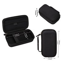 Étui portable personnalisé avec fermeture éclair compatible avec le multimètre numérique FNIRSI DMT-99 9999 points de lecture TRMS, sac de rangement rigide portable