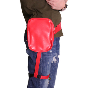 Oempromo Mode stil Red Custom Leder Harness Bein Fanny Pack - Product Image 5