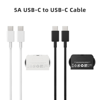 Cable tipo C para Samsung Cable tipo C a tipo C Cargador para Samsung Galaxy S20 S21 S22 Note10 Cable DE LA USB-C para Samsung S21 S21 +