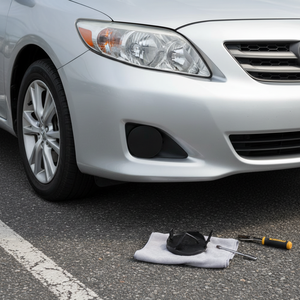 Cubierta de Enganche de Remolque Delantero Izquierdo (Lado del Conductor) para Toyota Corolla 2007-2008-2009, 52128-02909, Compatible con Soportes de Enganche - Product Image 3