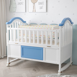 Culla in Legno Multifunzionale per Neonati, Lettino Singolo per Bambini Disponibile in Magazzino - Product Image 3