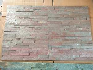 Decoración del hogar, paneles de cemento de chapa de piedra apilada en forma de Z, azulejos de pared para exteriores, revestimiento de pared de piedra, cultura, producto a granel hecho a mano - Product Image 3