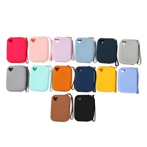Silicone Coin Purse, Portable External Headphone Bag, <b>Lipstick</b> Jewelry, Bank Card Storage Bag, Customizable Color and logo - Product Image 1