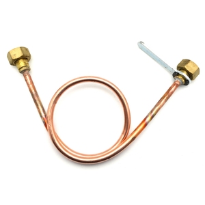 Manguera de Gas Cuadrada Trenzada de Cobre de Diseño Moderno para Baño y Cocina, Unidades de Control de Acoplamiento Flexible de Latón y Plástico - Product Image 1