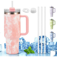 Vaso Térmico de Acero Inoxidable de 40oz con Asa, Tazas y Vasos para Cerveza al por Mayor, Mantiene la Bebida Fría