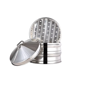 Venta superior de acero inoxidable comercial Metal <span class=keywords><strong>Dumpling</strong></span> <span class=keywords><strong>Steamer</strong></span> Easy-to-Clean <span class=keywords><strong>Steamer</strong></span> - Product Image 4