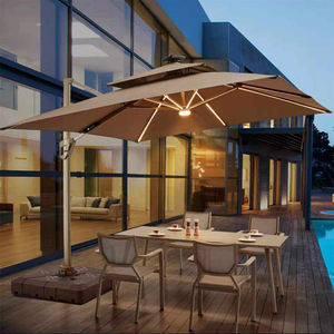 Durable jardín al aire libre 360 rotación <span class=keywords><strong>Patio</strong></span> paraguas sombrilla a prueba de lluvia a prueba de sol sombrillas - Product Image 1