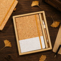 Ensemble de carnets professionnels portables en cuir A5 avec logo personnalisé BOCE