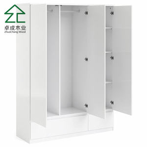 Almoires <span class=keywords><strong>Indiana</strong></span> de alto brillo para niños, armario de una puerta, cubos pequeños y portátiles de dos puertas - Product Image 2