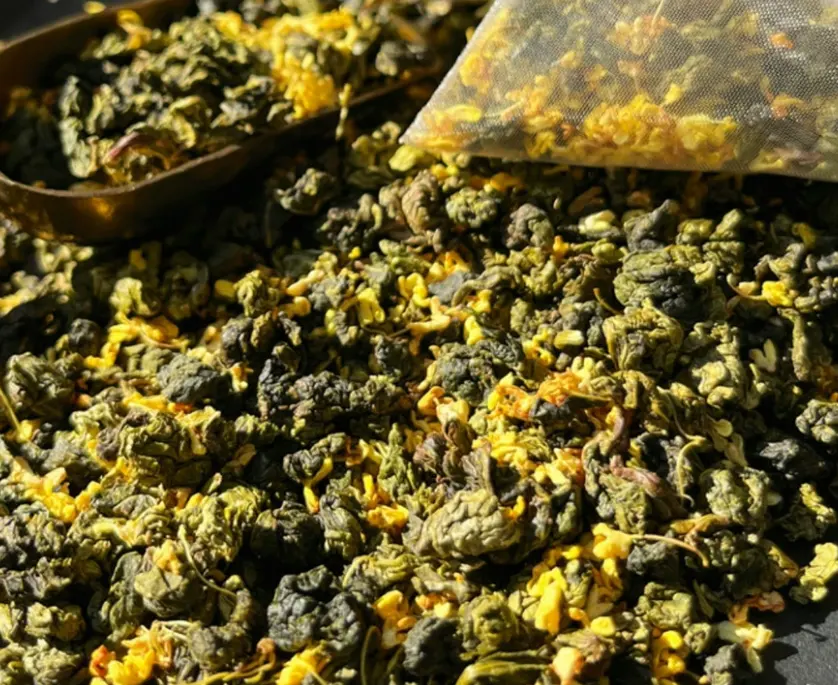 Osmanthus чайный пакетик смесь зеленый цветочный чай, превосходный Оздоровительный чай, сушеные фрукты, Детокс чайный пакетик