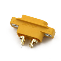 Connecteur mâle Amass XT60E1-M à écrou fixe, plaqué or, 100 % authentique, prêt à être expédié, faible MOQ pour tondeuse à gazon et batterie Lipo