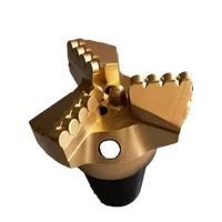 Mèche à 3 ailes pdc type drag pdc drill bit Oil Gas Coal mining foret