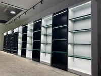 Comptoir de Présentation pour Smoke Shop, Magasin ou Dispensaire, Vitrine d'Intérieur en Verre avec Design 3D