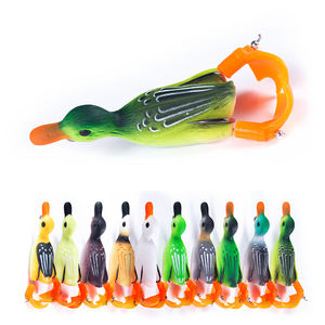 Smart — appât artificiel flottant en forme de grenouille pour la pêche, leurre multicolores rotatif pour attraper des poissons, matériel pour pêcher les bars, 8.5cm, 12g - Product Image 2