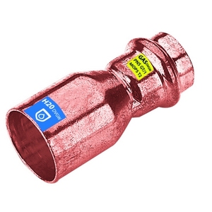 Manicotto di riduzione in rame 18 x 15 mm per raccordo tubo acqua/gas - Product Image 1