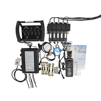 Control Remoto para Grúa, 4 Palancas, Embrague Mecánico Automático, Motor Hidráulico IP68, Control Remoto Inalámbrico para Grúa