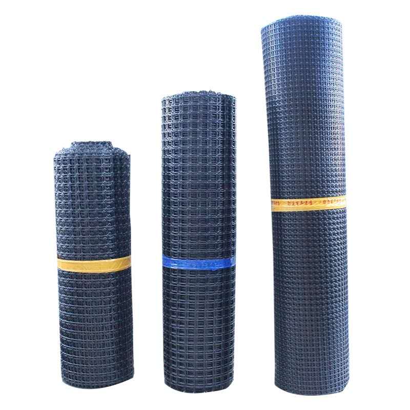 Усиление 60-160kn/m HDPE пластиковые георешетки 120kn для земляных работ