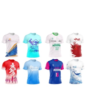 Quick-dry Vintage O-Neck Loose Fit T-shirt Custom Election Advertising Full-body Printed Corporate Team-building Workwear Ice