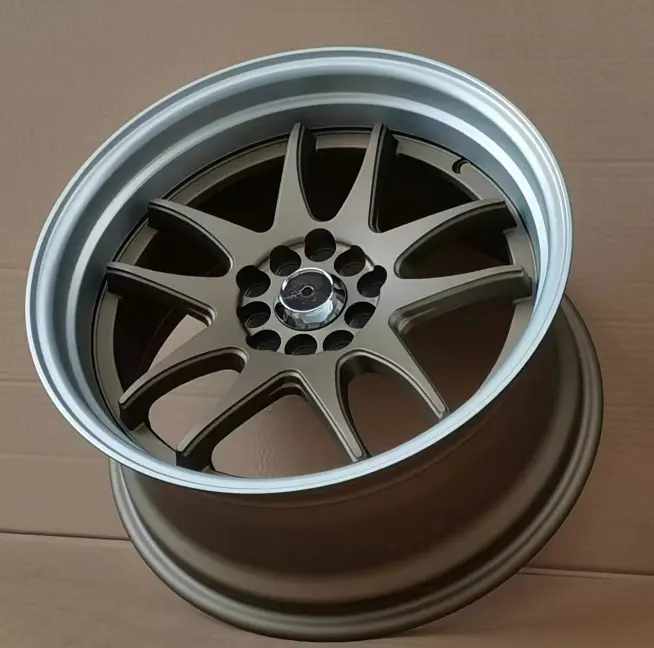 17X9 diseño de emoción platos de labios profundos JDM coche de carreras llantas de aleación rines Mags