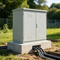 Armoire de distribution extérieure intelligente 12kV 24kV, coffret de commutation MT/HT en acier inoxydable IP53 630A