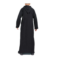 Thobe traditionnel marocain pour homme à manches longues avec capuche, disponible en 6 couleurs