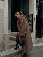 Manteau long en fausse fourrure pour femme avec ceinture, luxueux et moelleux, pour l'hiver, élégant et chaud, vente en gros OEM ODM