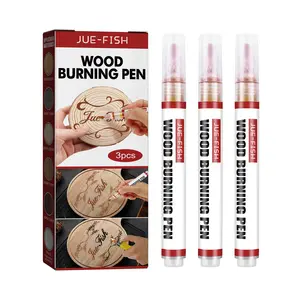 Creative Chemical Wood Burning Pens Sustainable Pyrography Caramel Marker for Gift Making School Craft