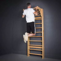 Échelle suédoise en bois Gymnastique Mur Stall Bars Corps Étirement En Bois Pull up