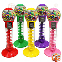 ZDYS RoHS Spiral Metal Otomatik Kapsül Satış Makinesi Bozuk Para Alıcılı Evrensel Priz 1 Yıl Garantili İngilizce Dil Destekli