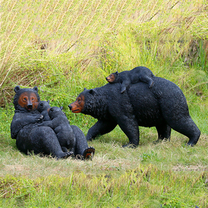 Escultura de Oso Polar de Resina de Tamaño Real, Estatua de Animal de Fibra de Vidrio Grande para Decoración Navideña en Exteriores, Parques, Centros Comerciales y Zoológicos - Product Image 1