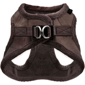 High Quality Luxury Custom Vegan Fleece <strong>Harness</strong> Dog Collar Leash Set PET Vest Bundles <strong>Rabbit</strong> Fur Dog <strong>Harness</strong> With Quick Release - Product Image 5