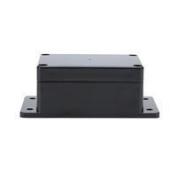 Boîtier Électrique Extérieur Étanche IP65 100*68*50mm, Plage de Température 40-75°C, en ABS, Noir, pour Instruments