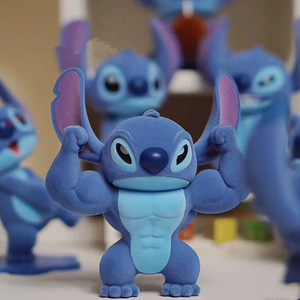 100% auténticos 52 juguetes dibujos animados Anime Stitch Mystery Box Strange Cute Stitch Series 8 unids/caja regalo sorpresa decoración caja ciega - Product Image 4