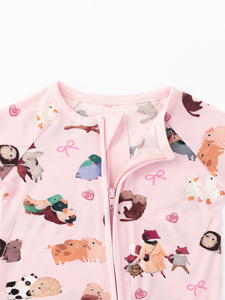 Miozing Mommy & Me, vêtements pour bébé fille nouveau-né à imprimé mignon, vêtements pour bébé en bambou, vêtements pour bébé respirants, boutique de vêtements pour bébé en gros - Product Image 5