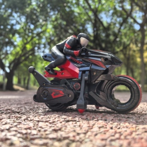 Y09 2.4GHz RC Stunt Motorcycle Toy 360 Spin Drift Anti Crash <b>Remote</b> <b>Control</b> Motorbike for Kids Outdoor Playtrol for Kids - Product Image 4