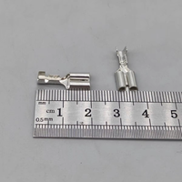 Terminaux de sertissage en alliage de zinc DJ622-D6.3A/B/C, série 6.3, plaqués étain, pressés à froid, pour câblage automobile