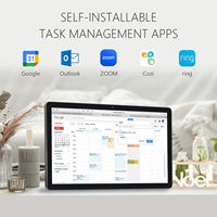OEM ODM kalender Digital 27 inci Android pasang di dinding tampilan layar sentuh jadwal keluarga perencana mingguan kalender pintar