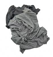 Chutes de tissu de t-shirts usagés de couleurs mélangées pour usage industriel, 35-65 cm, balles de 15 kg de chiffons de nettoyage, déchets textiles