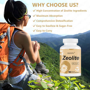 Píldoras de Desintoxicación de Zeolita Ultrafina Clinoptilolita - Eliminador <span class=keywords><strong>Natural</strong></span> de Toxinas, 90 Cápsulas Vegetales para el Apoyo Digestivo e Inmunológico - Product Image 5