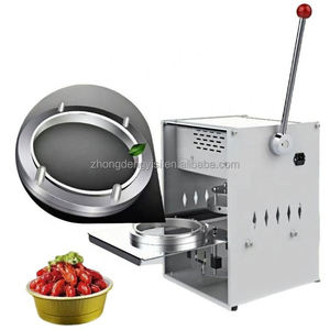 Manual Heat Sealing Machine for Plastic Small Cups & Aluminum <b>Foil</b> <b>Containers</b> - Suitable for Yogurt, Honey, Sauces, Jelly - Product Image 4