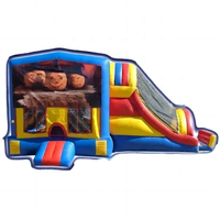 Trick or Treat Combinaison gonflable 4 en 1 Thalloween Bouncer Slide