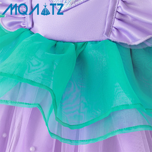 MQATZ Nouvelle Arrivée Costume de Sirène Robe Princesse Enfants Robe pour Filles Fête & Cosplay pour l'Âge de 6 Ans pour Halloween - Product Image 4