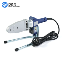 Outil de fusion de douilles PPR numérique portable D&R 800W, kit de machine à souder à chauffage bleu 220V, tension personnalisée pour tuyaux CVC