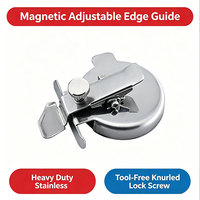 Nouvel outil de couture universel en acier inoxydable industriel pour guide de couture magnétique anti-bouclage des bords et pour points droits
