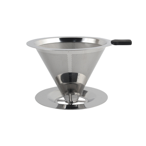 ที่กรองกาแฟทรงกรวยหยดทำจากสแตนเลส - Product Image 6