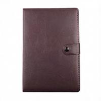 Carnet de notes et agenda en cuir de luxe minimaliste, couverture rigide, personnalisable, cadeau promotionnel pour usage professionnel