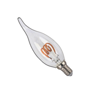 Ampoule <span class=keywords><strong>LED</strong></span> à filament vintage antique en verre clair ou ambré à intensité variable C35 <span class=keywords><strong>E14</strong></span> <span class=keywords><strong>4w</strong></span> - Product Image 2